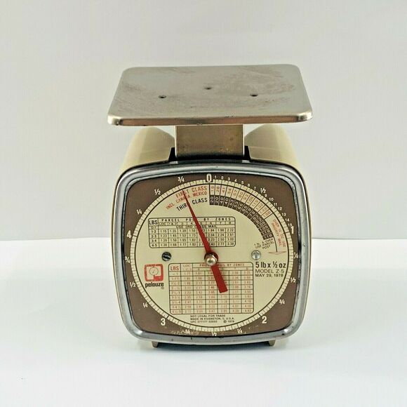 1978 Vintage Postal Scale Pelouze Model Z5 Mechanical 5 Lbs x 1/2 oz. Capacity - Picture 1 of 12
